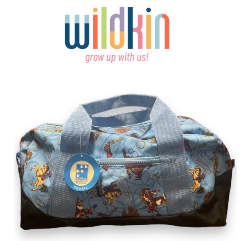 Wildkin Overnight Duffel Bag- Cowboy Bucking Bronco